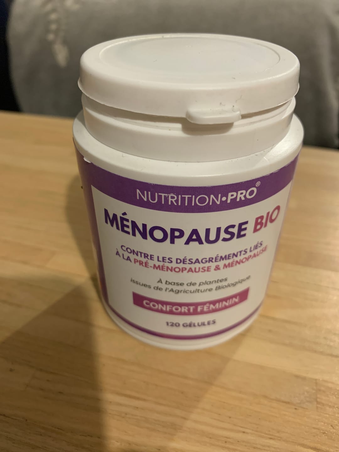 Customer photo review of MÉNOPAUSE BIO - 120 GÉLULES