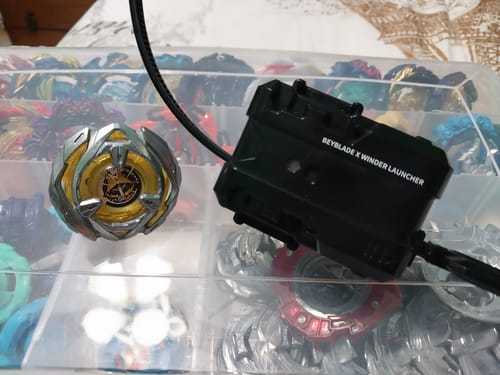 Customer photo review of BX-03 Wizardarrow 4-80B Beyblade X Starter | Beyblade X