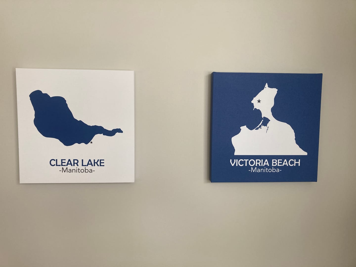 Customer photo review of Custom Lake Square Canvas