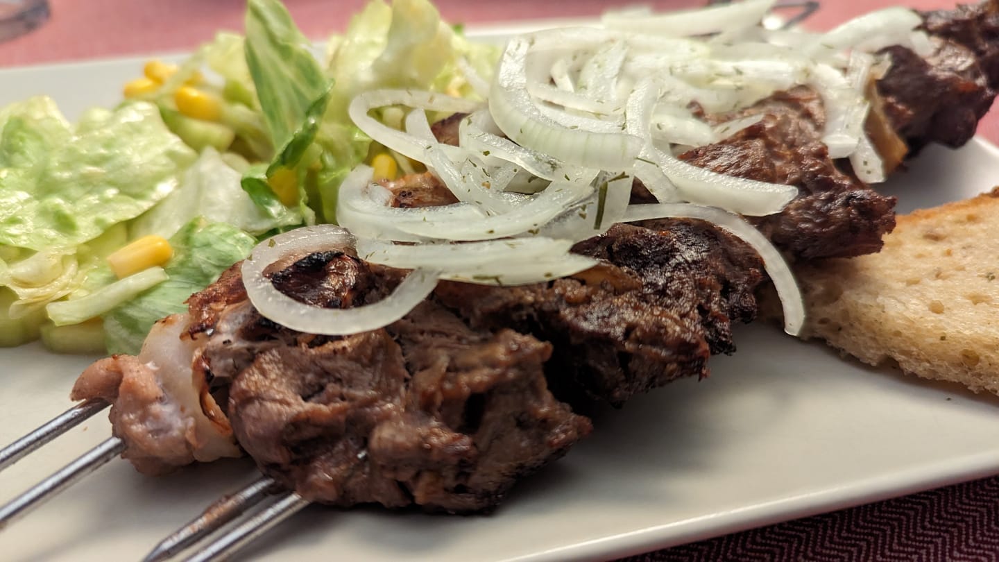 Customer photo review of Schlemmer-Box – Schaschlik von Schwein, Rind & Hähnchen | mySchaschlik