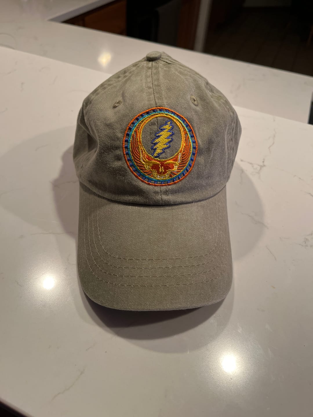 Customer photo review of Grateful Dead Sunshine Steal Your Face Cap