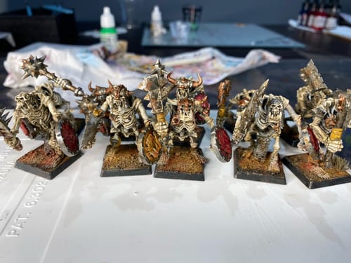 Customer photo review of Skeleton Orcs multi-part set