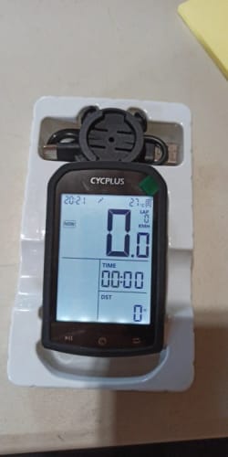 Customer photo review of GPS Bike Computer Wireless - Waterproof - Speedometer Odometer - Bluetooth 5.0