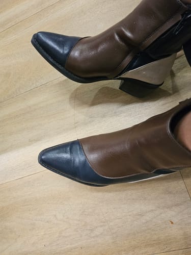 Customer photo review of מגפוני  עקב טבעוניים-כחול /4022