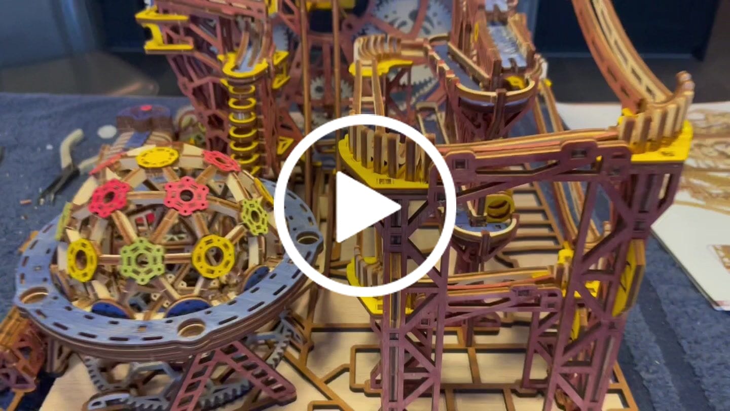 Customer video review of Galaxy Marble Run