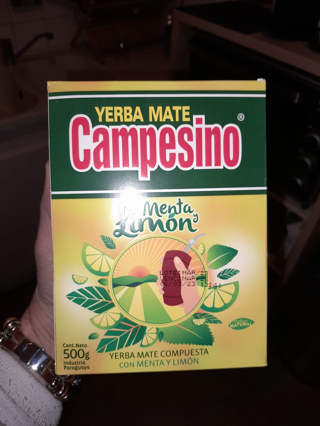 Customer photo review of Campesino Menthe Citron - Yerba Mate 500g