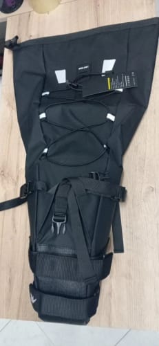 Customer photo review of Bike Saddle Bag Waterproof (5L-13L) - Large Capacity - Foldable - Reflective Cycling MTB Trunk