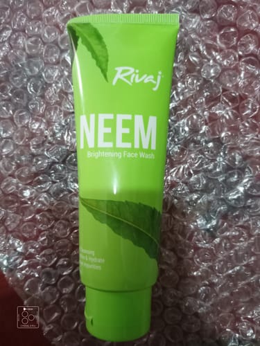 Customer photo review of Whitening Face Wash - Neem Extract