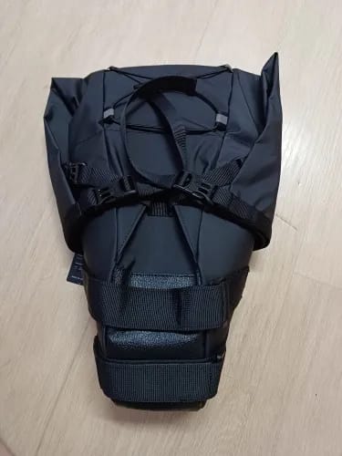 Customer photo review of Bike Saddle Bag Waterproof (5L-13L) - Large Capacity - Foldable - Reflective Cycling MTB Trunk