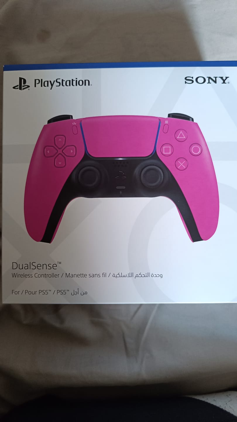 Customer photo review of PlayStation 5 (PS5) DualSense Wireless Controller - Nova Pink