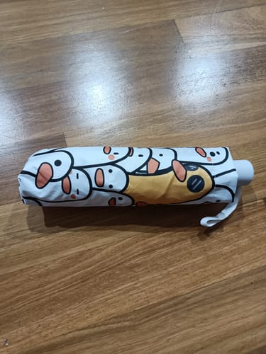 Customer photo review of Benson Duck Sun Umbrella UV protection Solid Compact Portable  Folding Umbrella