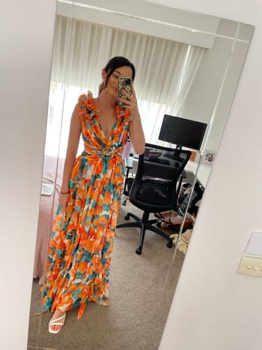 Customer photo review of Calypso Maxi Dress