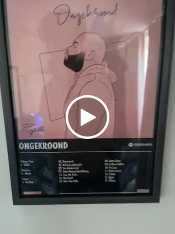 Customer video review of Custom Album Cover Poster | Design 1