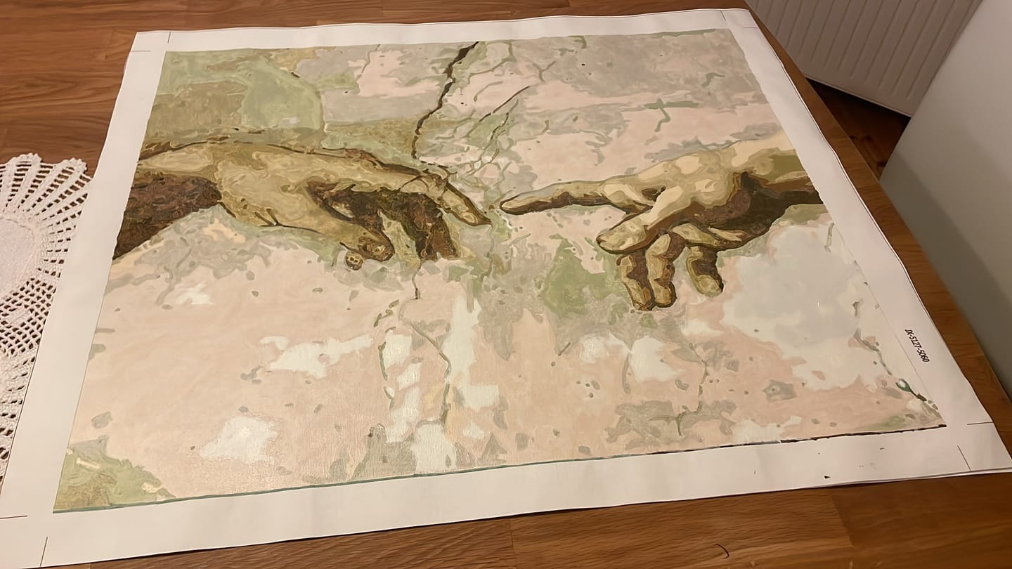 Customer photo review of Michelangelo, Die Erschaffung Adams - Klassiker