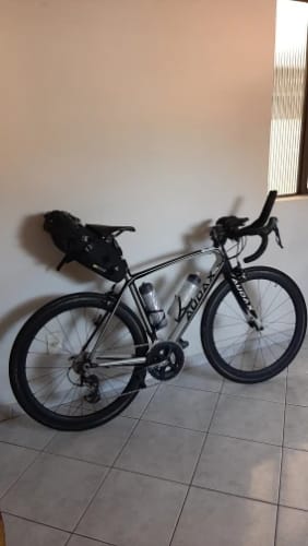 Customer photo review of Bike Saddle Bag Waterproof (5L-13L) - Large Capacity - Foldable - Reflective Cycling MTB Trunk