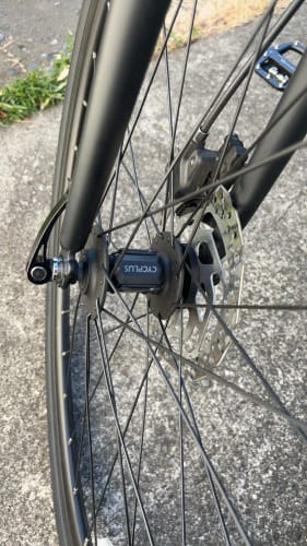 Customer photo review of Speed Dual Sensor Bicycle - ANT+ BLE 5.0 Speedometer for Bike Computer