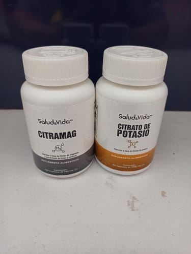 Customer photo review of Citrapack - Citrato De Magnesio 100 Cápsulas Y Citrato De Potasio 60 Cápsulas - Pack