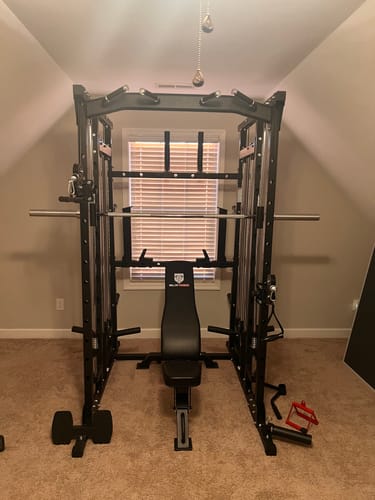 Customer photo review of Major Fitness SML07 All-In-One Home Gym Smith Machine