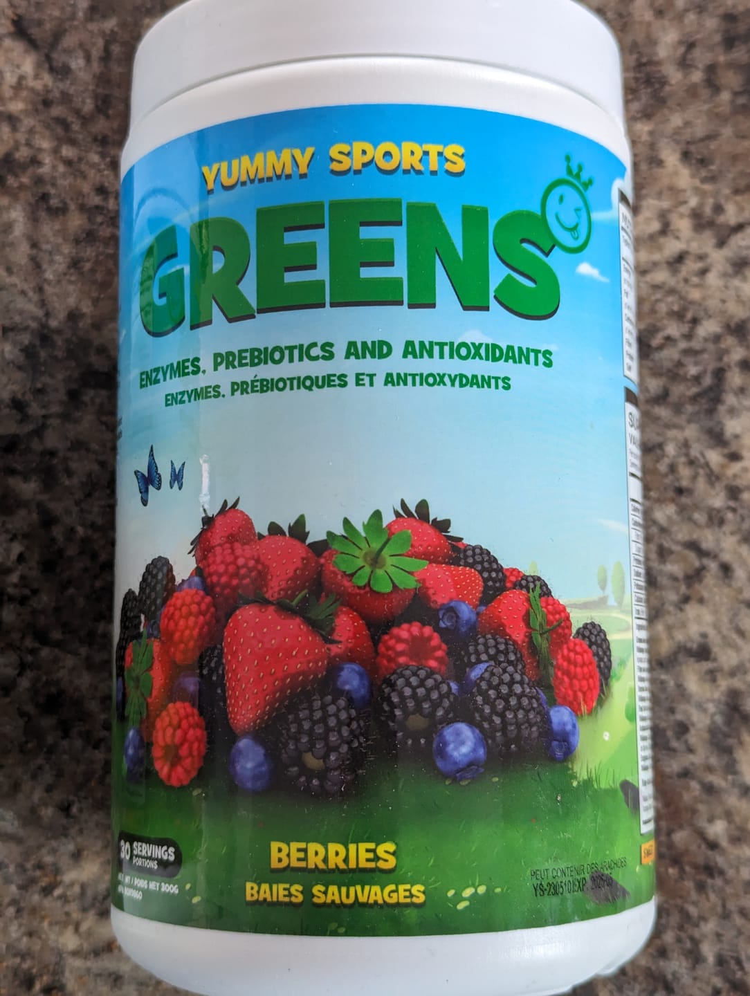 Customer photo review of Yummy Sports - Greens - 300g