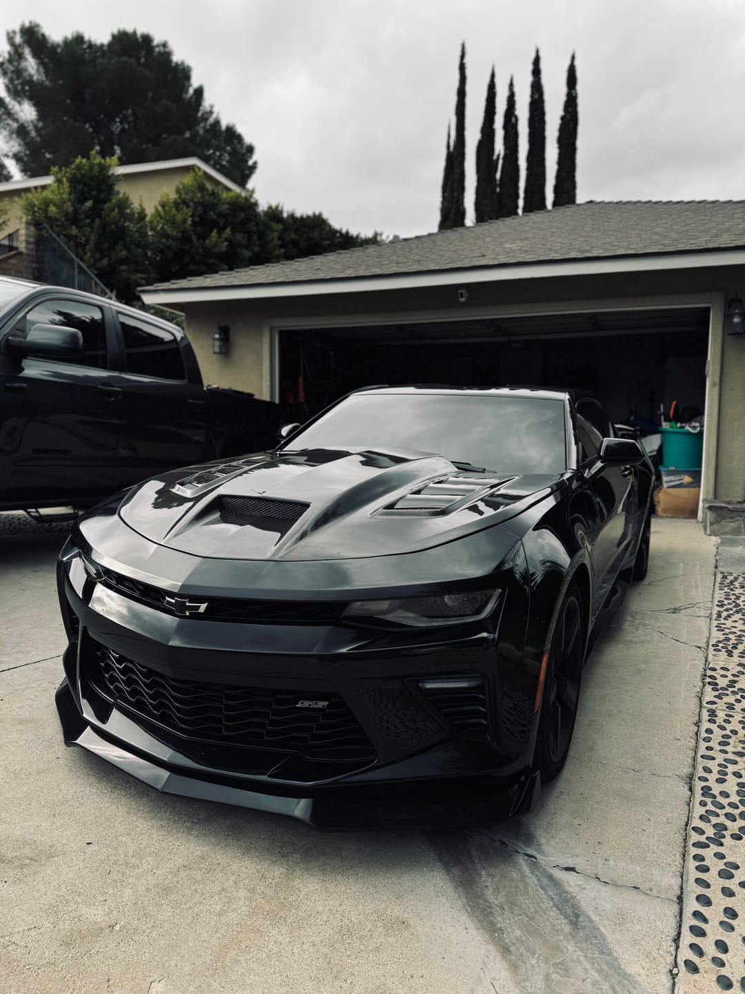 Customer photo review of 2016-2024 Chevy Camaro Terminator Full Carbon Fiber Hood
