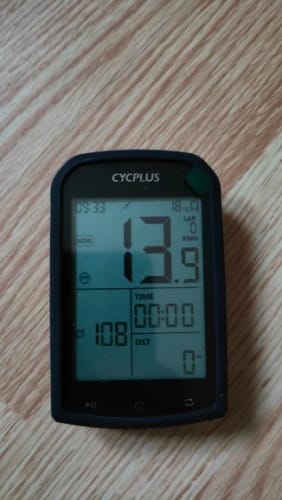 Customer photo review of GPS Bike Computer Wireless - Waterproof - Speedometer Odometer - Bluetooth 5.0