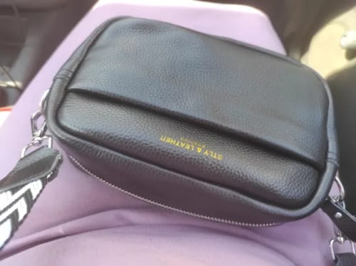 Customer photo review of High Quality Genuine Leather Women Crossbody Shoulder Bags 2023 Luxury Solid color Cow Leather Handbag Female Messenger Tote Sac