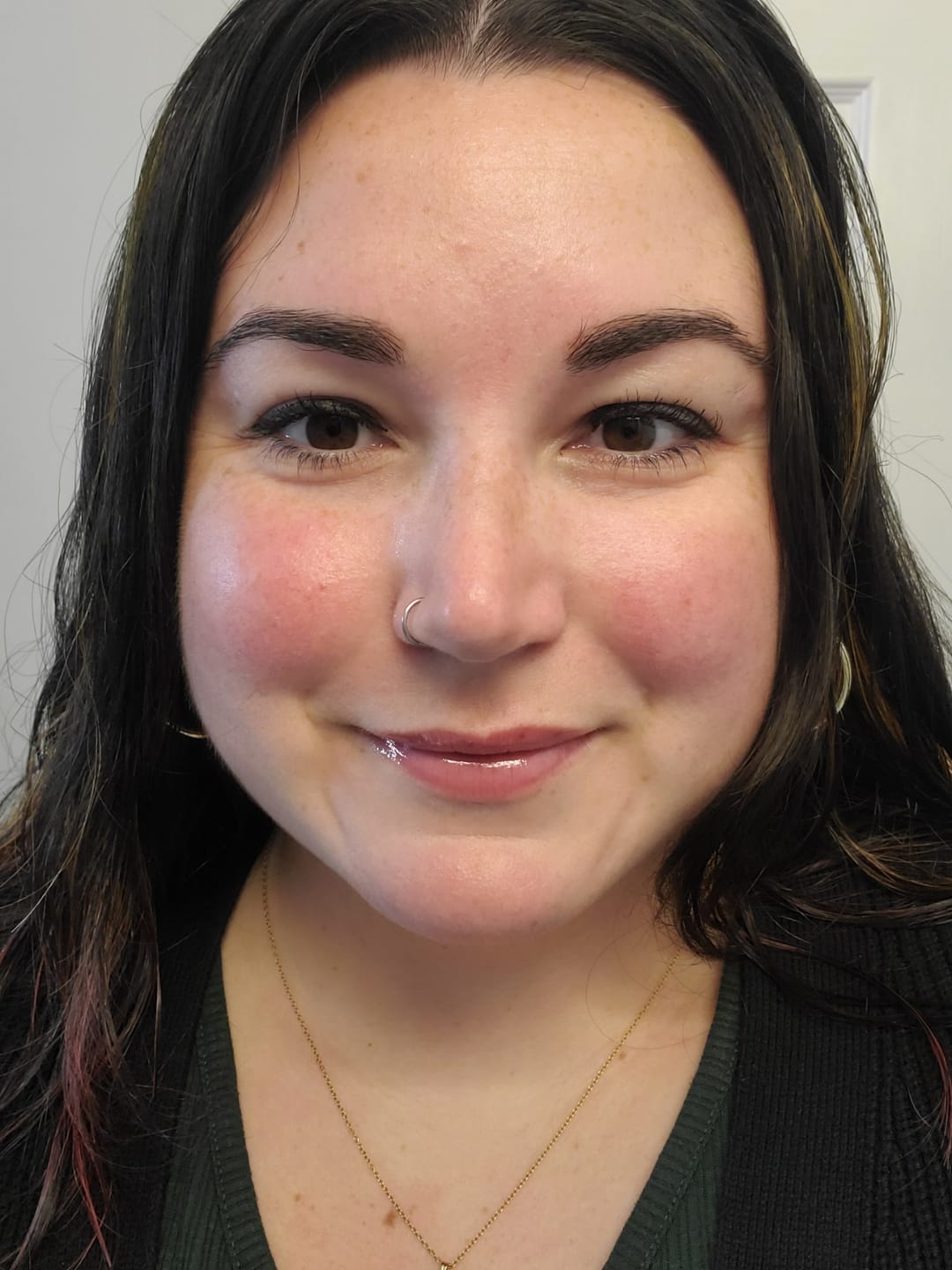 Customer photo review of Merlot | Juicy Drip Lip Oil