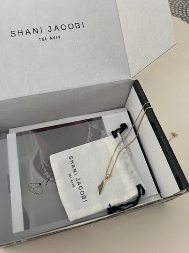 Customer photo review of Israel Map Necklace