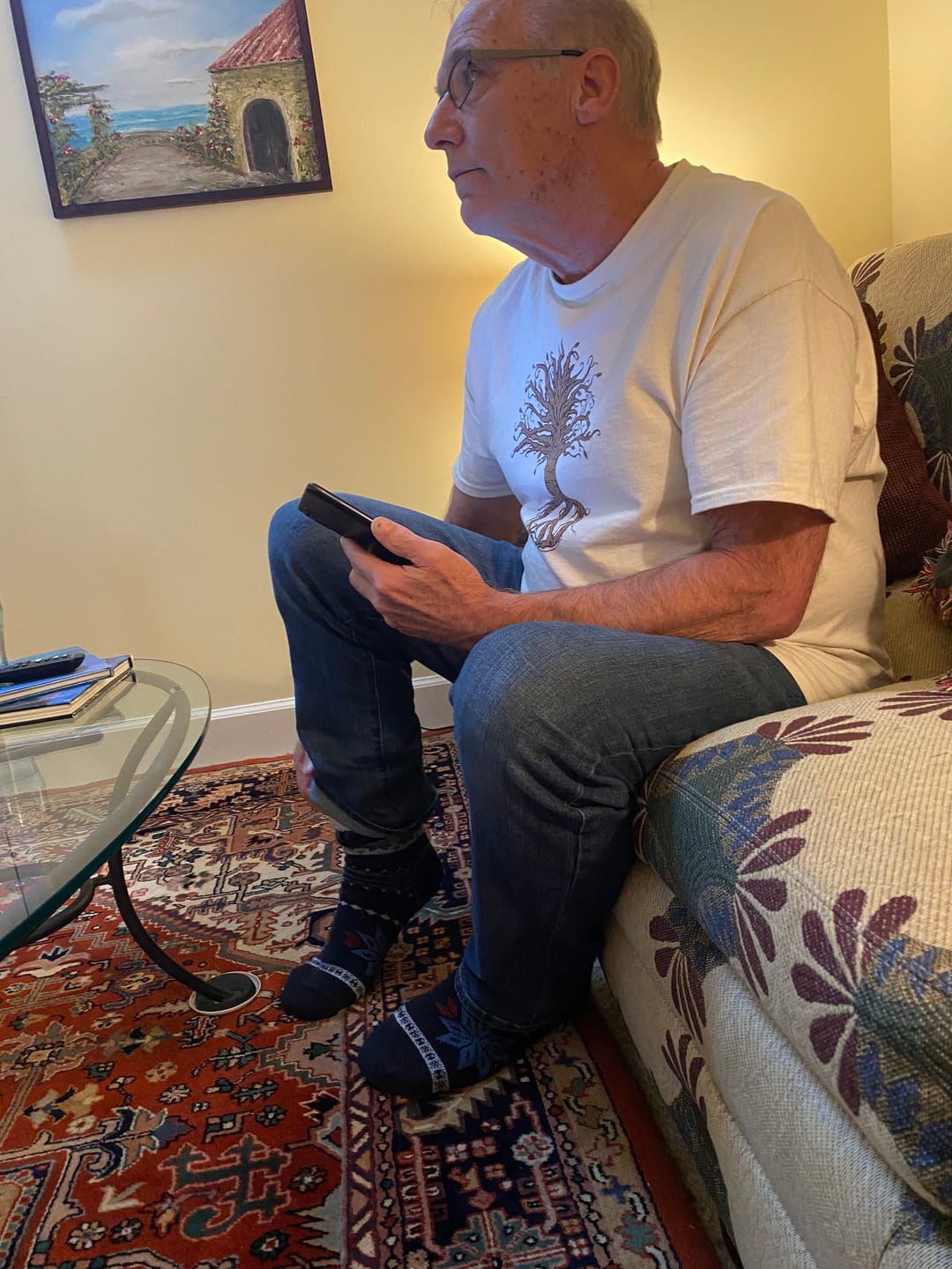 Customer photo review of Tree of Life Peace T Shirt