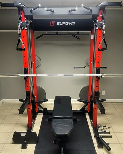 Customer photo review of Major Fitness F22 All-In-One Home Gym Power Rack
