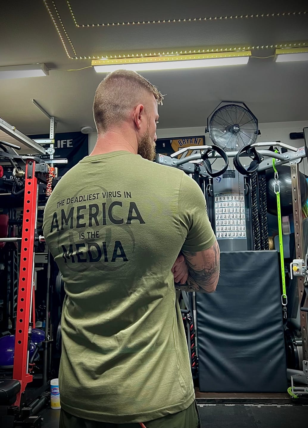 Customer photo review of The Deadliest Virus in America is the Media (Black)