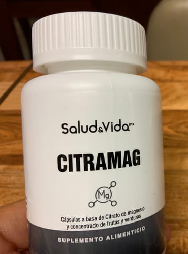 Customer photo review of Citrato de Magnesio 500mg - 100 Cápsulas