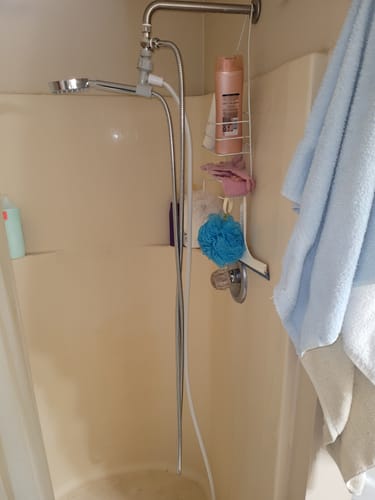 Customer photo review of 108 Inch Shower Hose