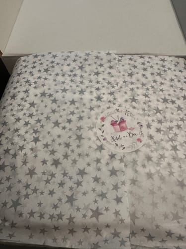 Customer photo review of Baby Mystery Knitting Box