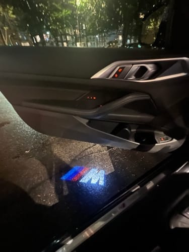 Customer photo review of EuroLuxe BMW LED Car Door Welcome Logo Shadow Lights | G Chassis