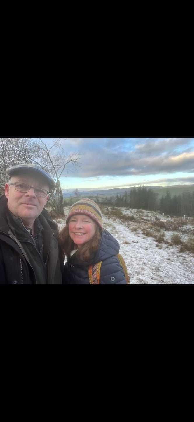 Customer photo review of Erin Cap Patchwork Tweed