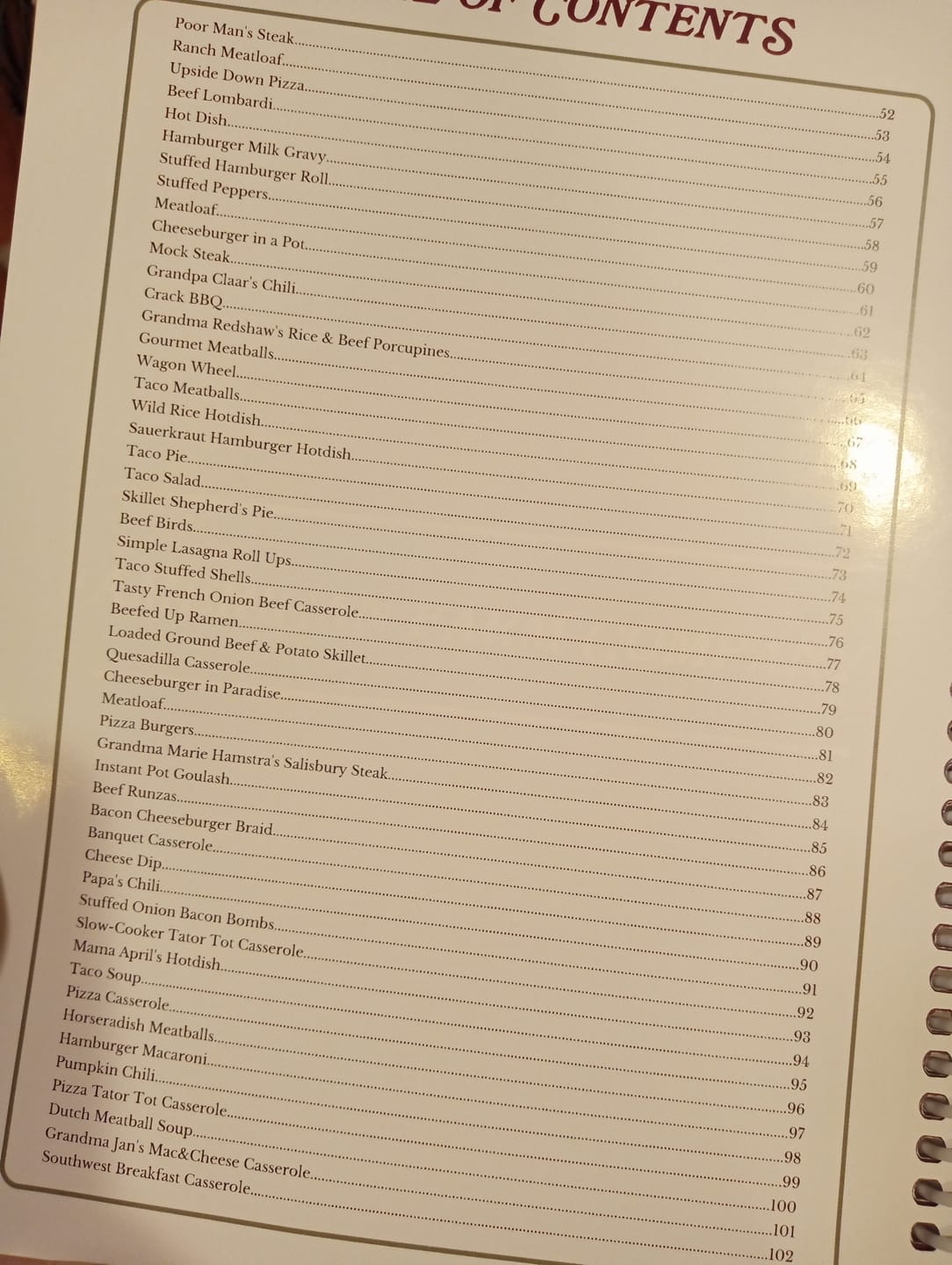 Customer photo review of The Ultimate Ground Beef Cookbook