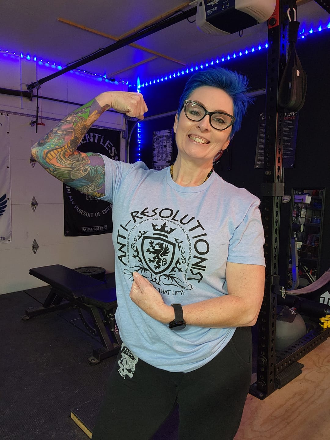 Customer photo review of Dude That Lifts Shirt Club for Him