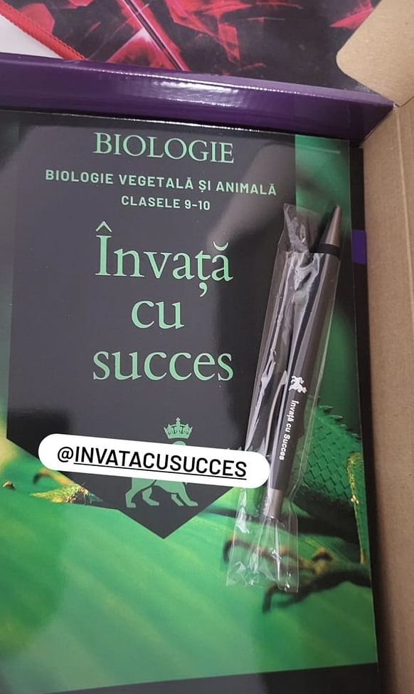 Customer photo review of Învață cu succes - Pachet Bacalaureat | Română + Matematică + Biologie 9-10