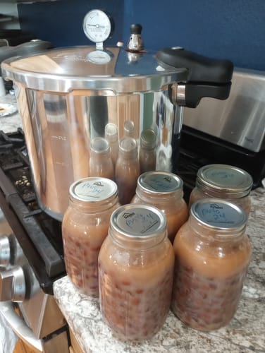Customer photo review of Denali Pressure Canner & Cooker | 23 Quart | Induction Compatible with Pressure Gauge