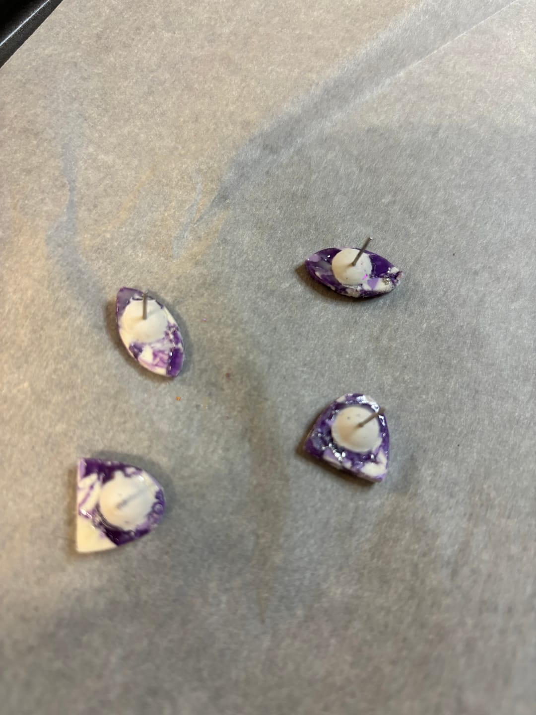 Customer photo review of Earring Post Embedder Kit