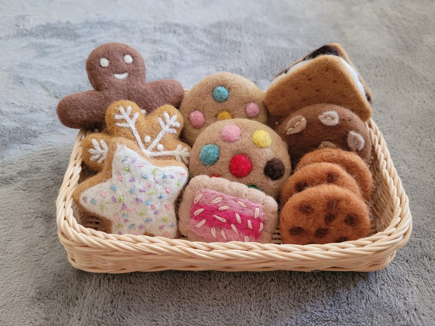 Customer photo review of Felt Cookies (Set of 3)
