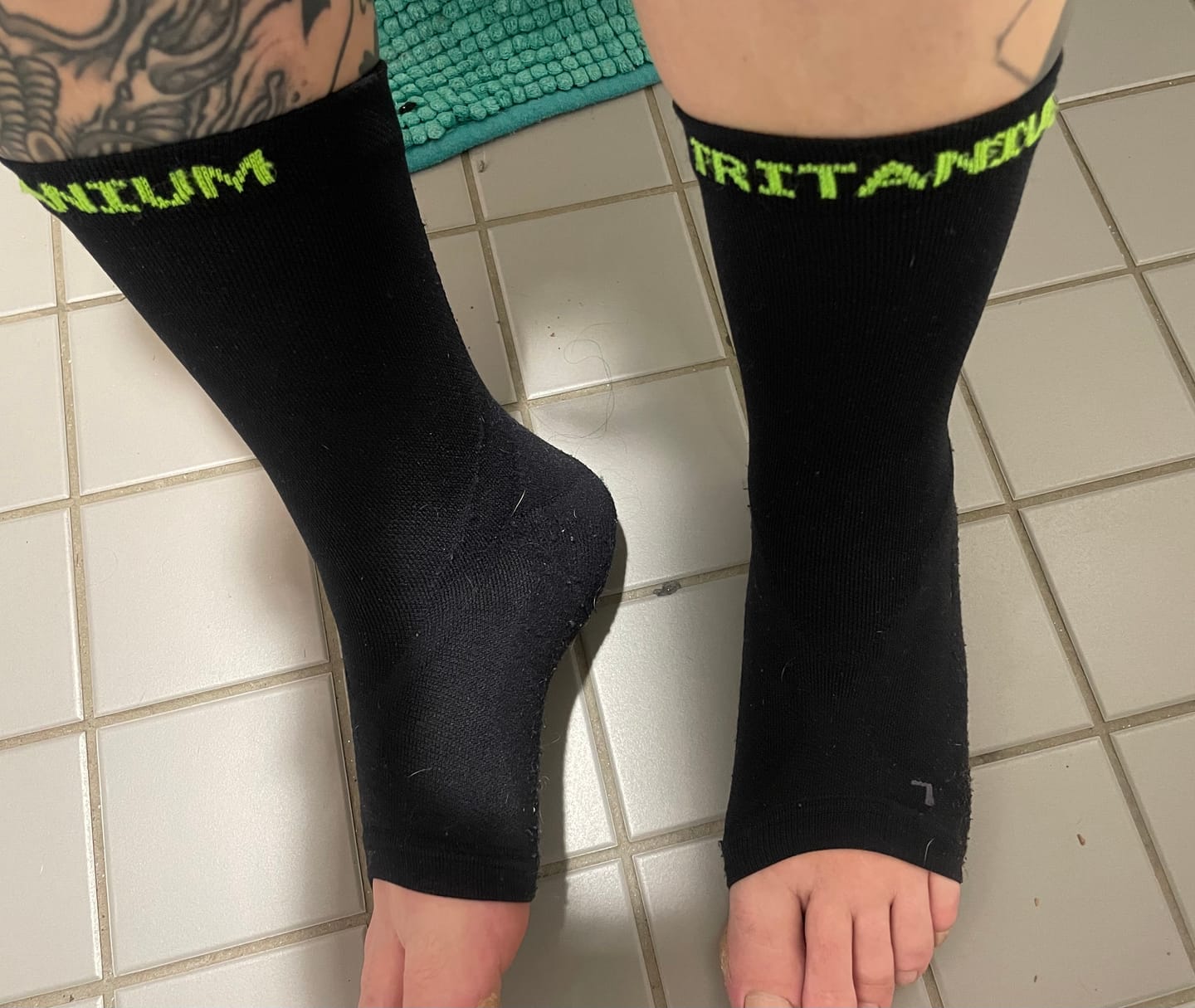 Customer photo review of eXtend High – Kompressionilkkatuet - Musta – x2