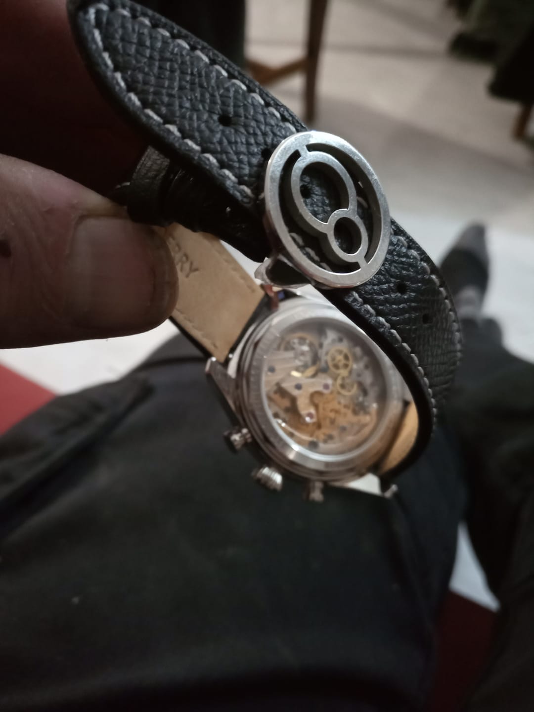Customer photo review of ASYMMETRY - Mechanical Chronograph with Domed Sapphire Crystal | Khaki