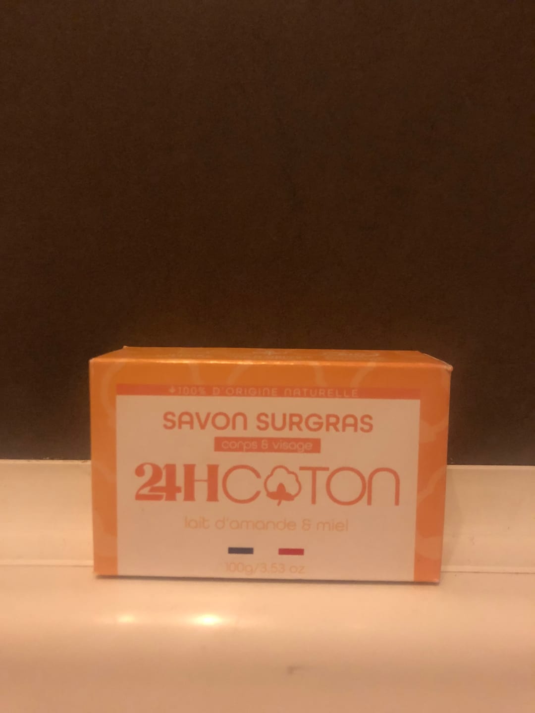 Customer photo review of Savon Surgras | Lait d'Amande & Miel