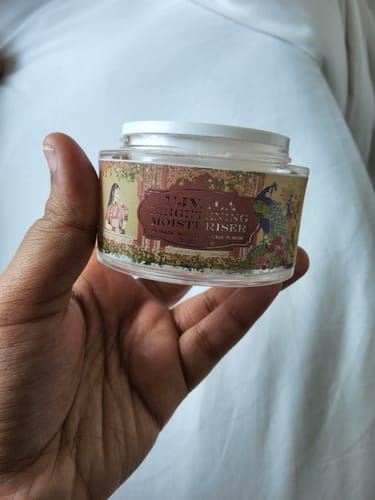 Customer photo review of Ujvala Skin Brightening Moisturizer