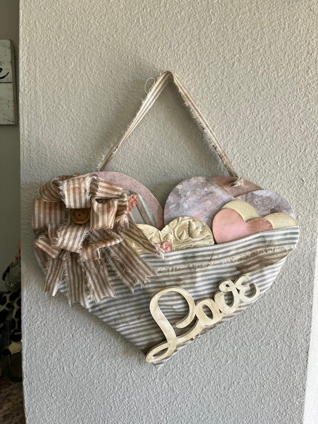 Customer photo review of Unfinished Wood Classic Heart | Valentines Day | Weddings | Craft Cutout | Up to 24"