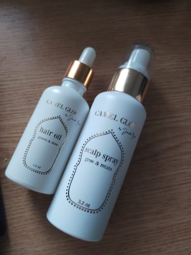Customer photo review of Growth & Shine Hair Oil