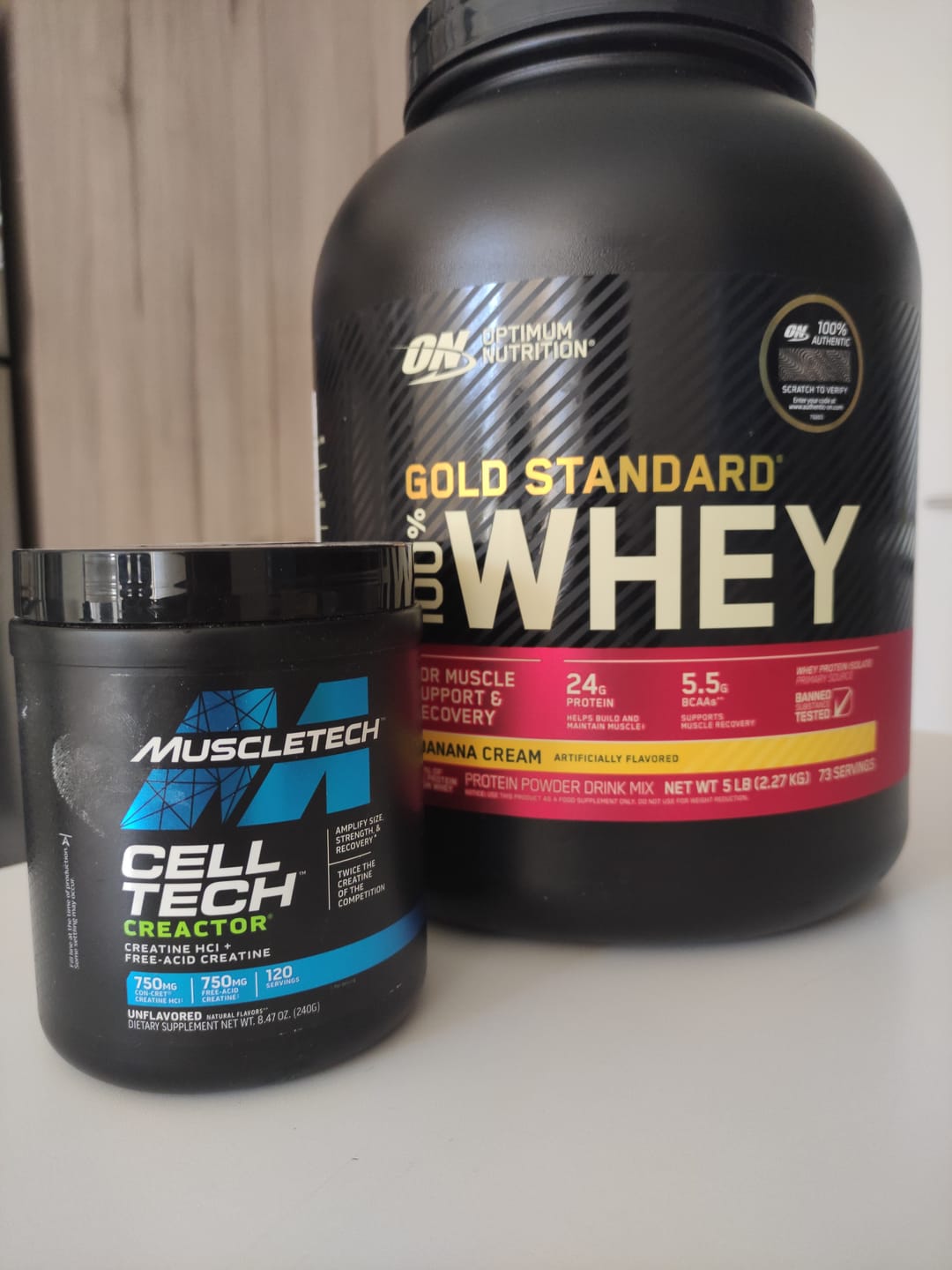 Customer photo review of Muscletech Cell-Tech Creactor Creatina HCL 120 Servicios