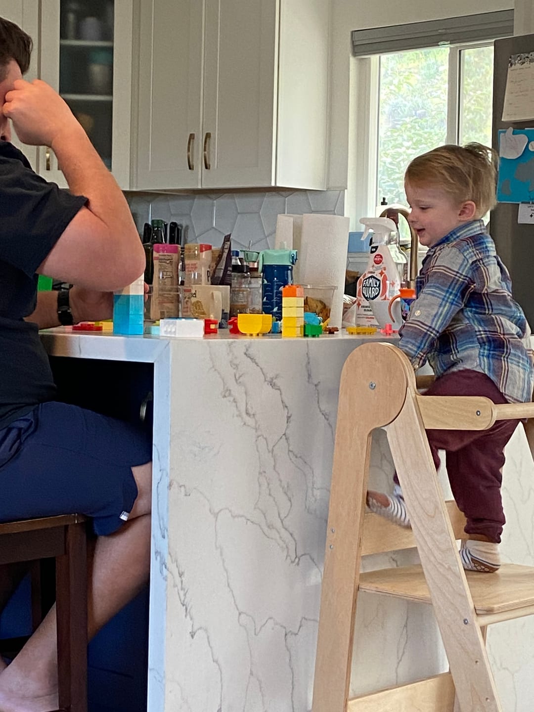 Customer photo review of Foldable Learning Tower